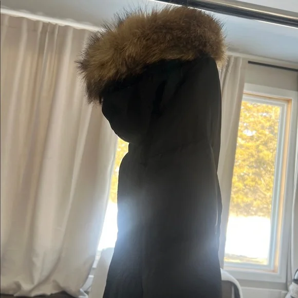 Michael kors faux fur puffer coat • NWT • XXS • gold hardware - Picture 5 of 9